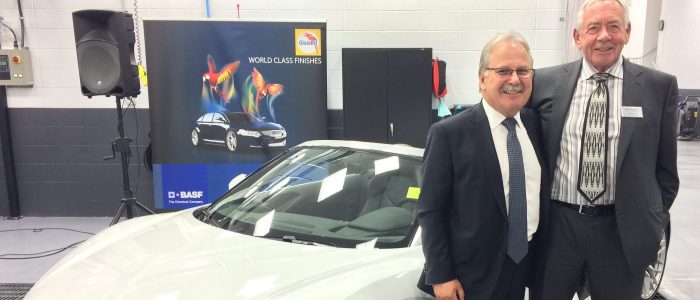 New Collision repair facility handling luxury cars in Edmonton